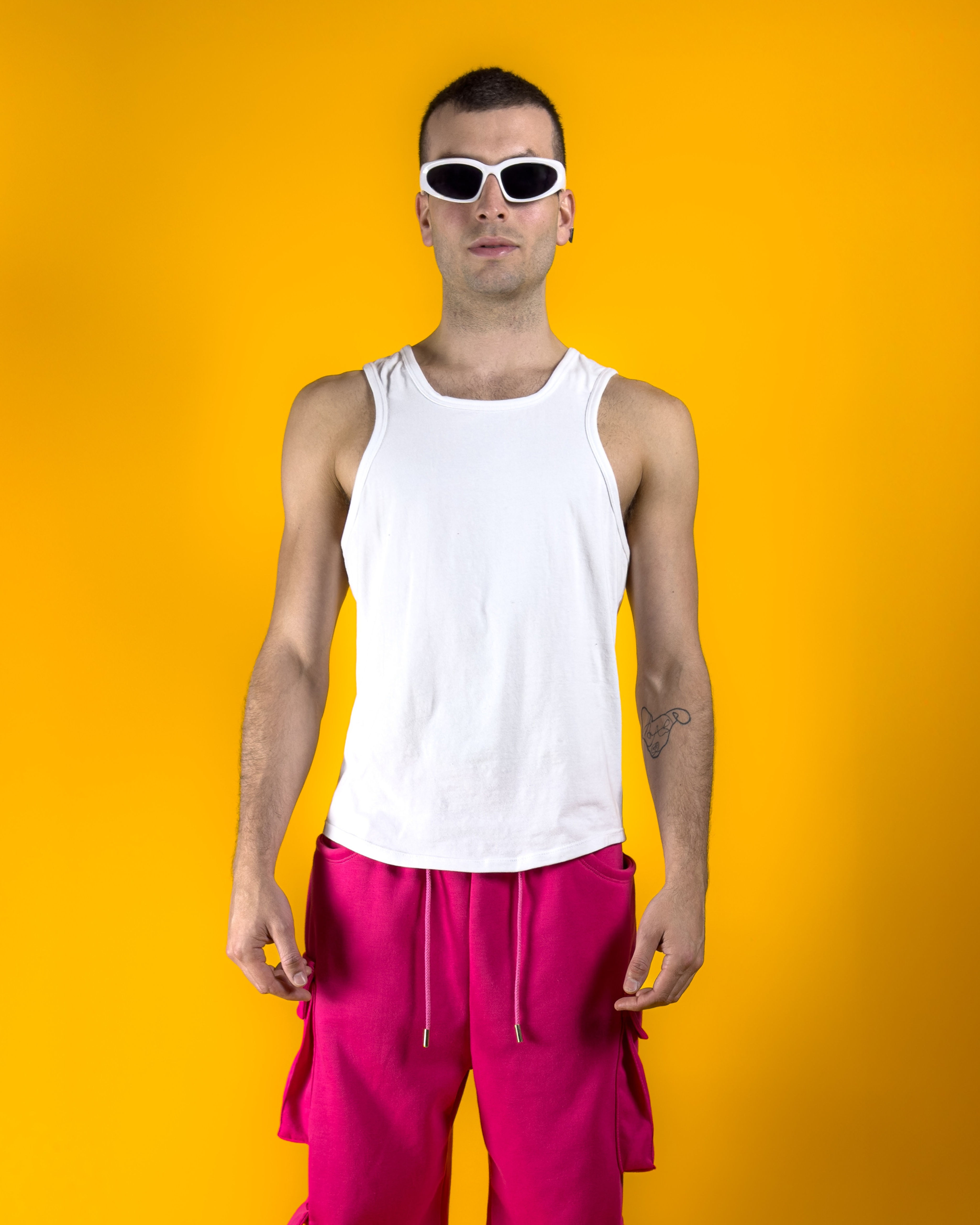 Musculosa  96% algodon 4% spandex