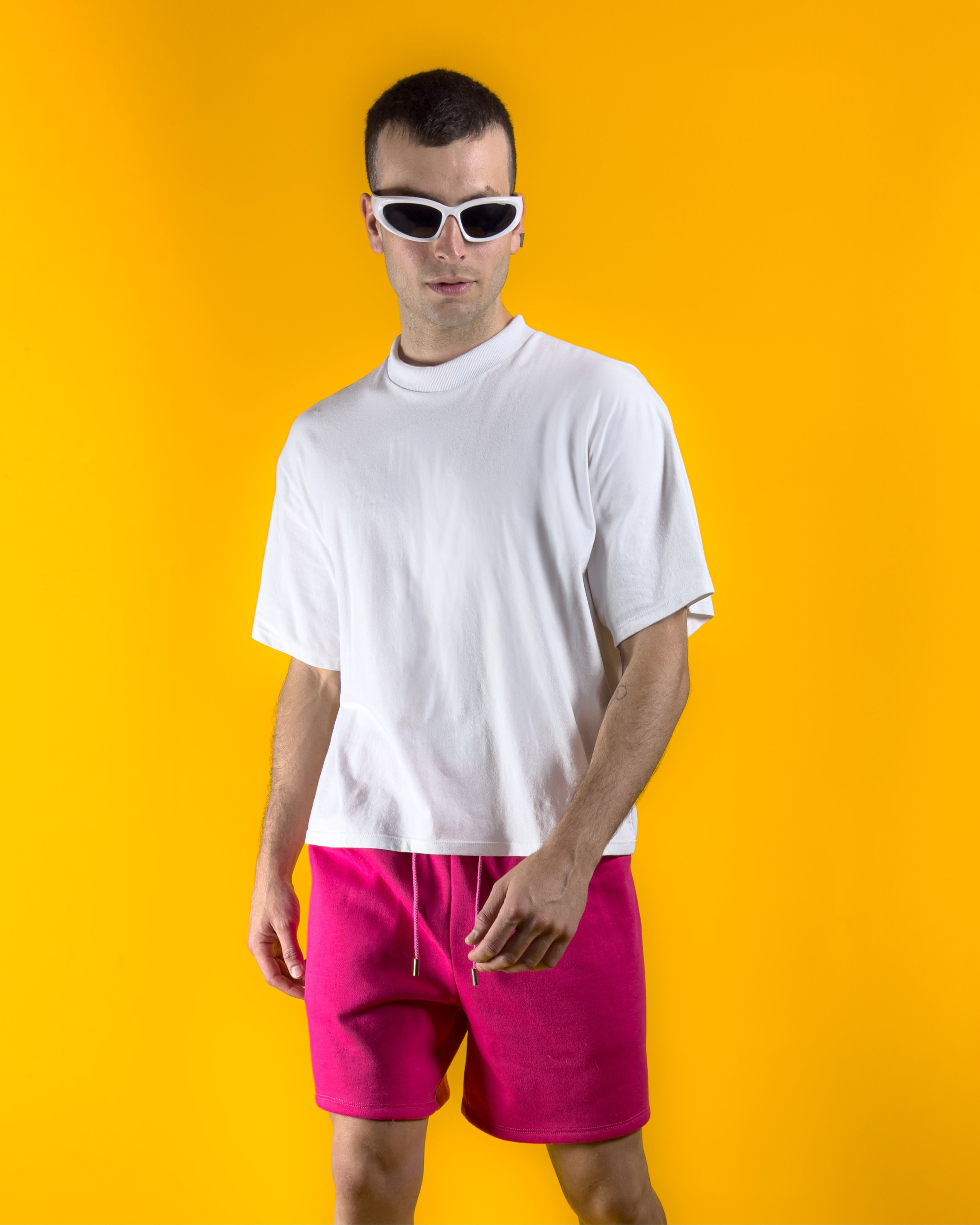 Remera boxy fit 96% algodon 4% spandex