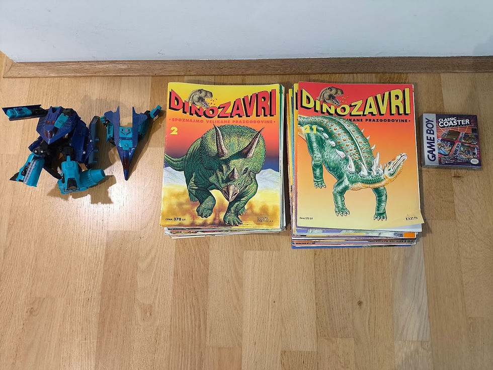 Dreadwing (G2) (1993), Dinozavri magazine full set