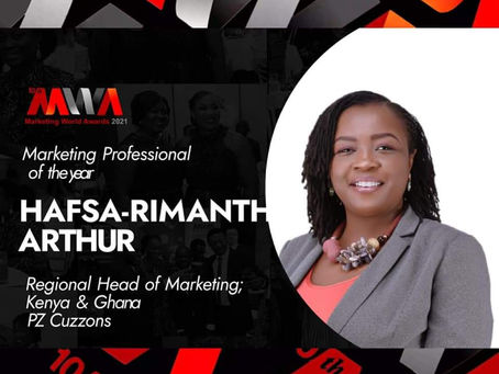 Hafsa Rimantha Arthur -WGHS OGA 1997 YG named Marketing Professional of the year