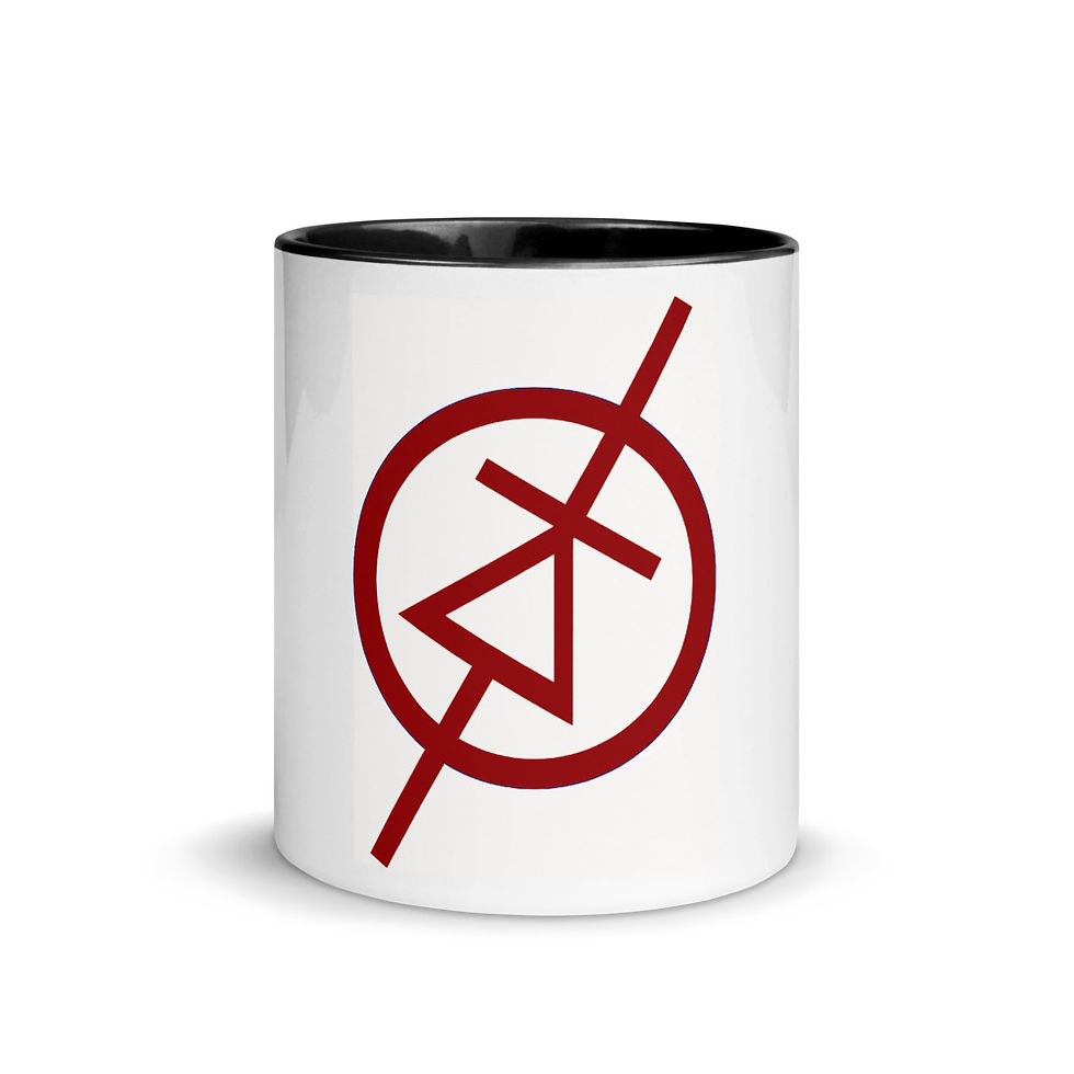 Thumbnail: po-lar-i-ty Mug with Color Inside
