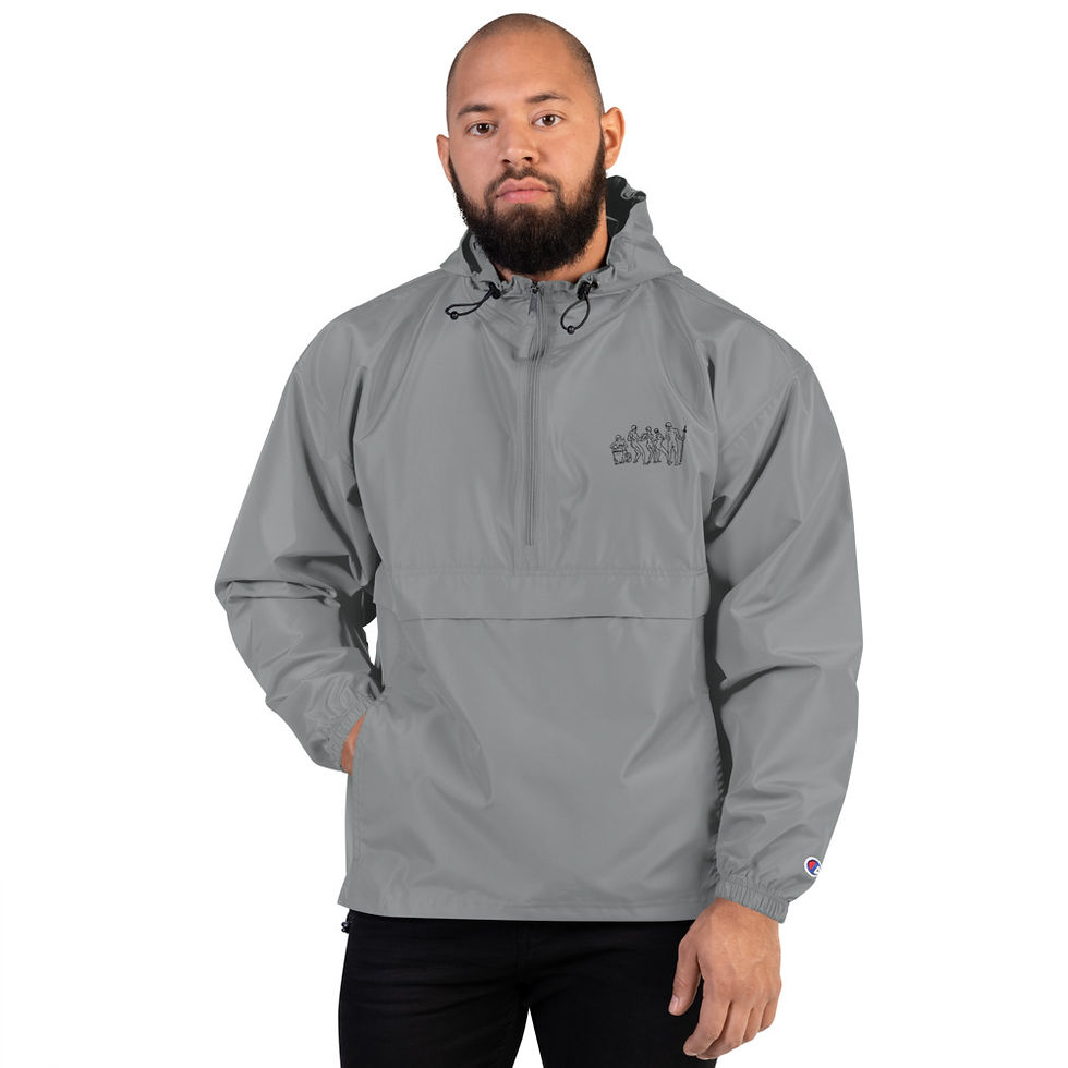 Thumbnail: Yoruba Embroidered Champion Packable Jacket