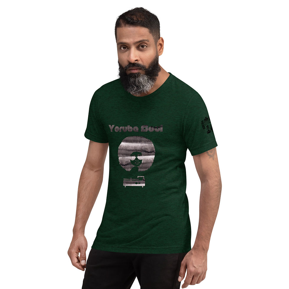 Thumbnail: Yoruba Soul Afro Men's Short Sleeve T-shirt
