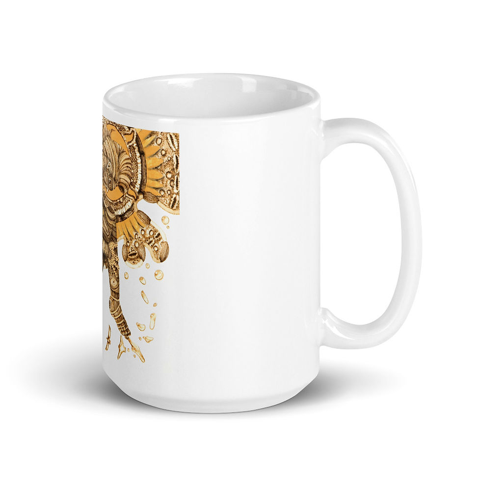 Thumbnail: Ochun (Ibukole) Mug (Pyrography Orisha Series)