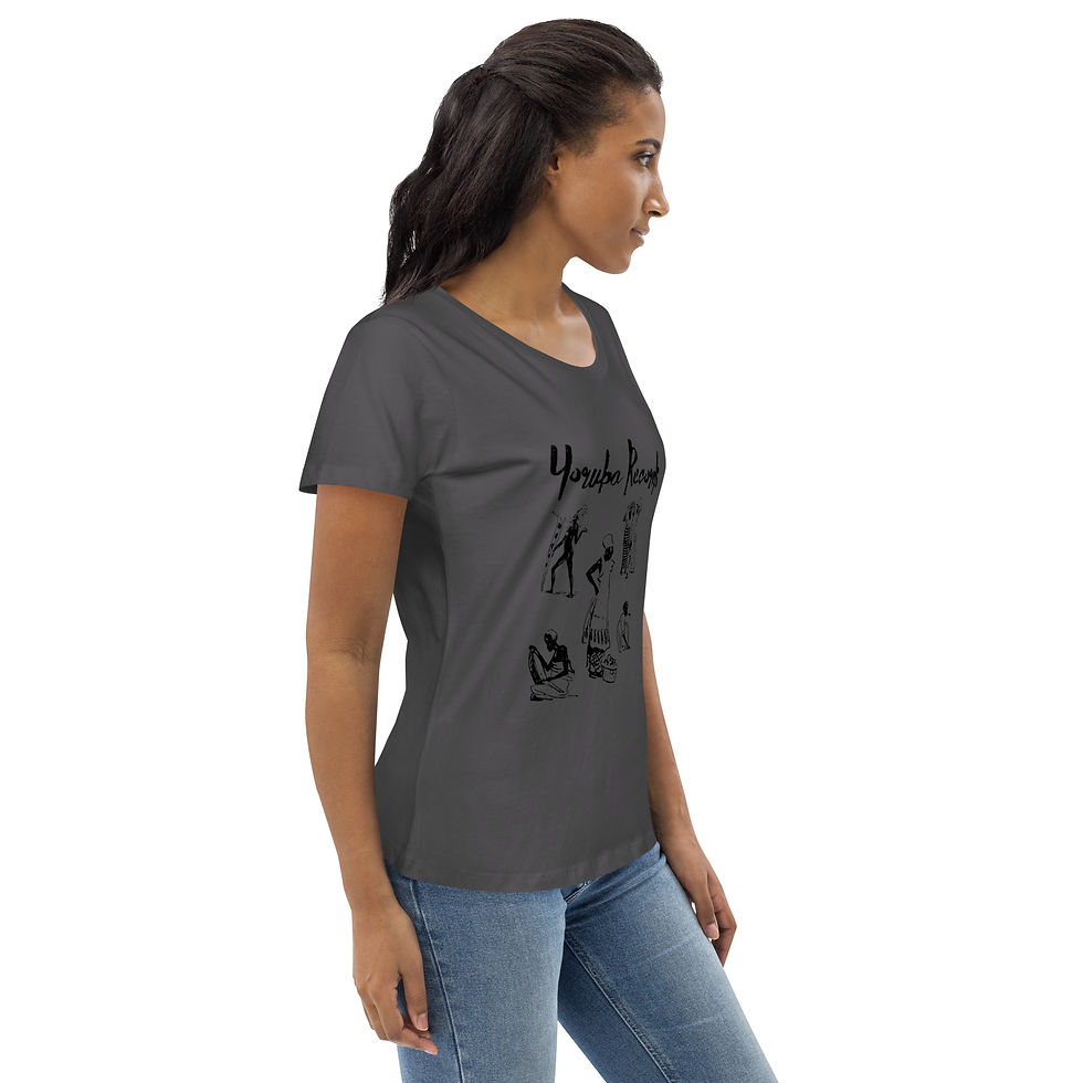 Thumbnail: Yoruba Records Village Women's Fitted Eco Tee