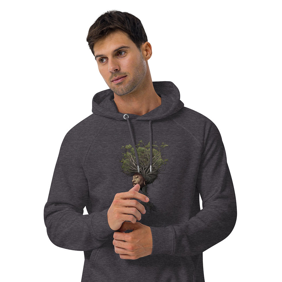 Thumbnail: Inner Garden Unisex Eco Raglan Hoodie