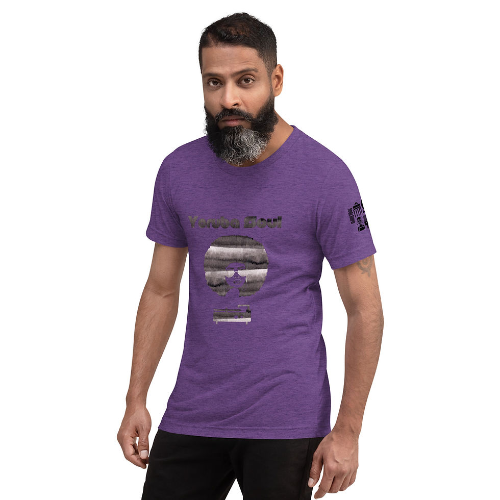 Thumbnail: Yoruba Soul Afro Men's Short Sleeve T-shirt