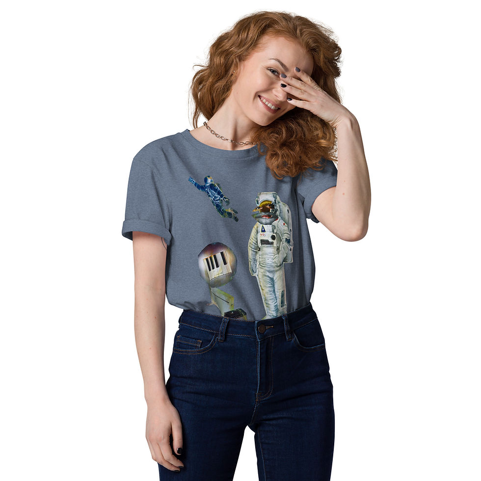 Thumbnail: Moon Landing Unisex organic cotton t-shirt