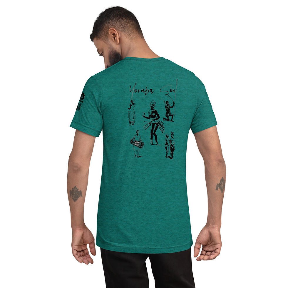 Thumbnail: Yoruba Soul Afro Men's Short Sleeve T-shirt