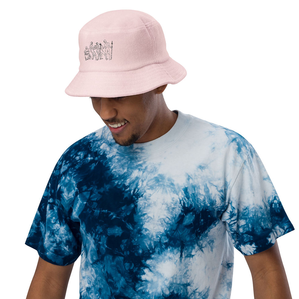Thumbnail: Yoruba People Unstructured Terry Cloth Bucket Hat