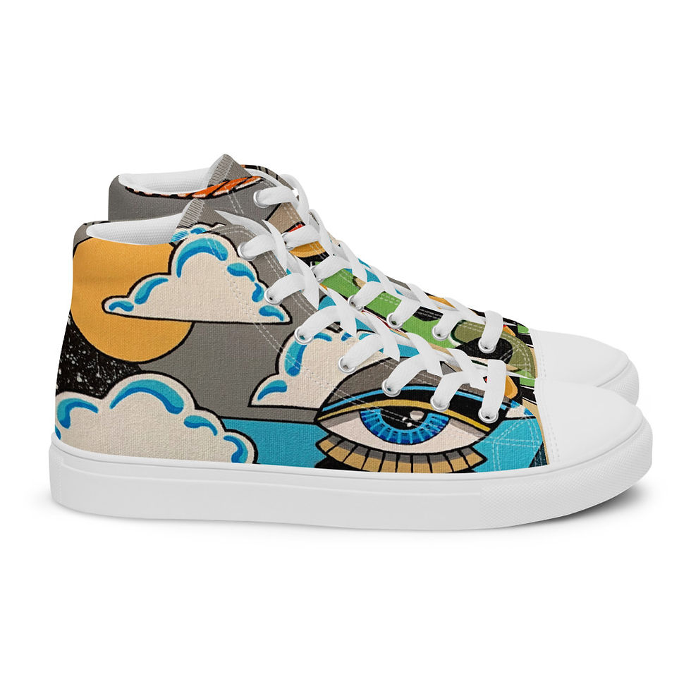 Thumbnail: Organica Women’s High Top Canvas Shoes