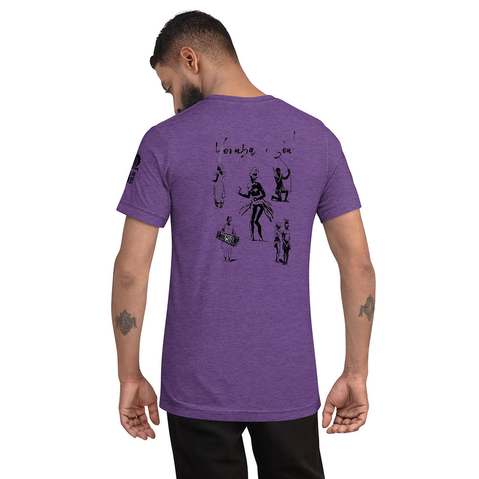 Thumbnail: Yoruba Soul Afro Men's Short Sleeve T-shirt