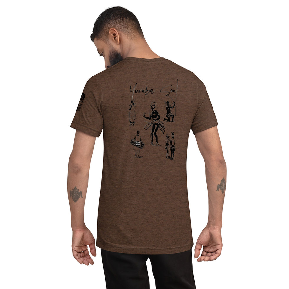 Thumbnail: Yoruba Soul Afro Men's Short Sleeve T-shirt