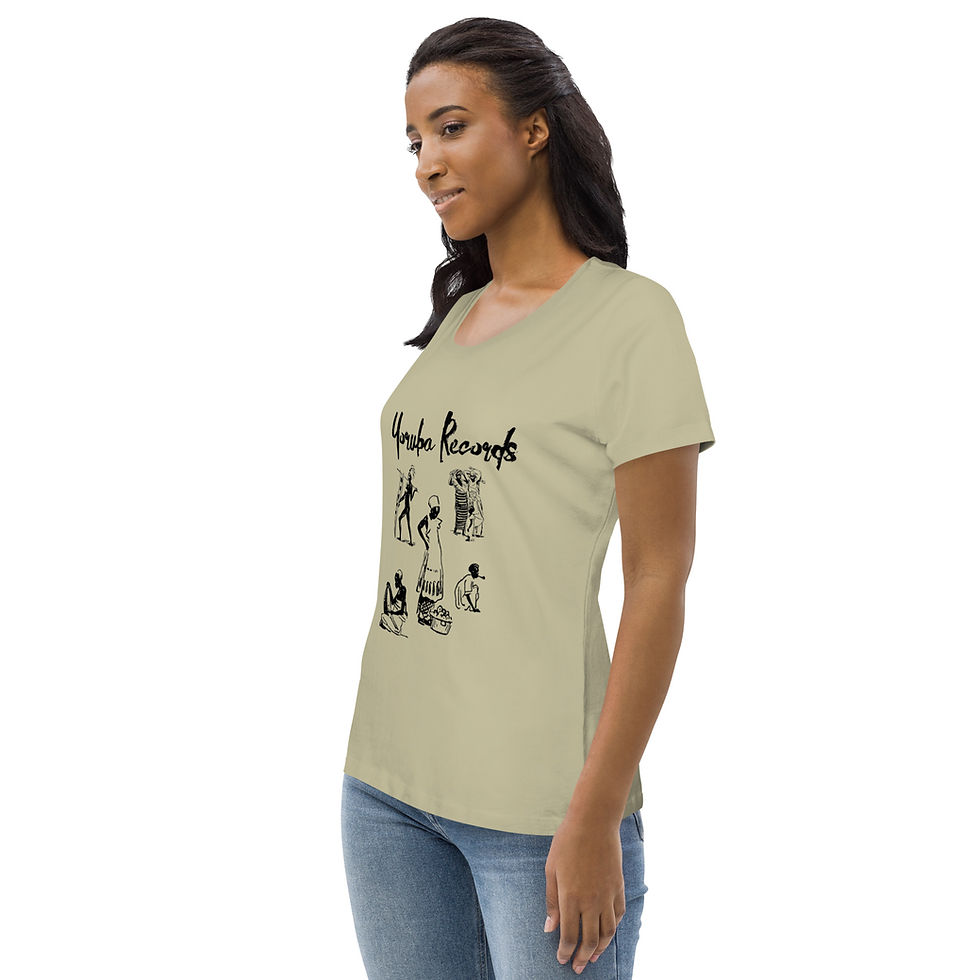Thumbnail: Yoruba Records Village Women's Fitted Eco Tee