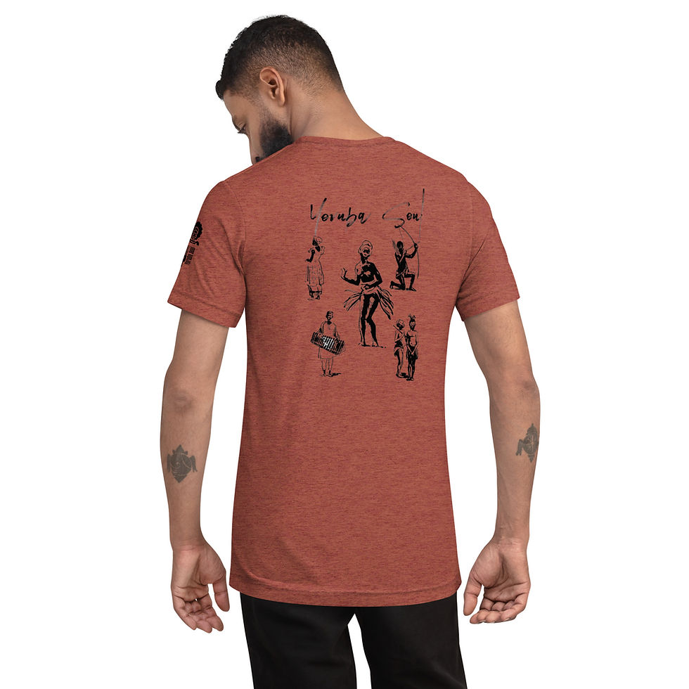 Thumbnail: Yoruba Soul Afro Men's Short Sleeve T-shirt