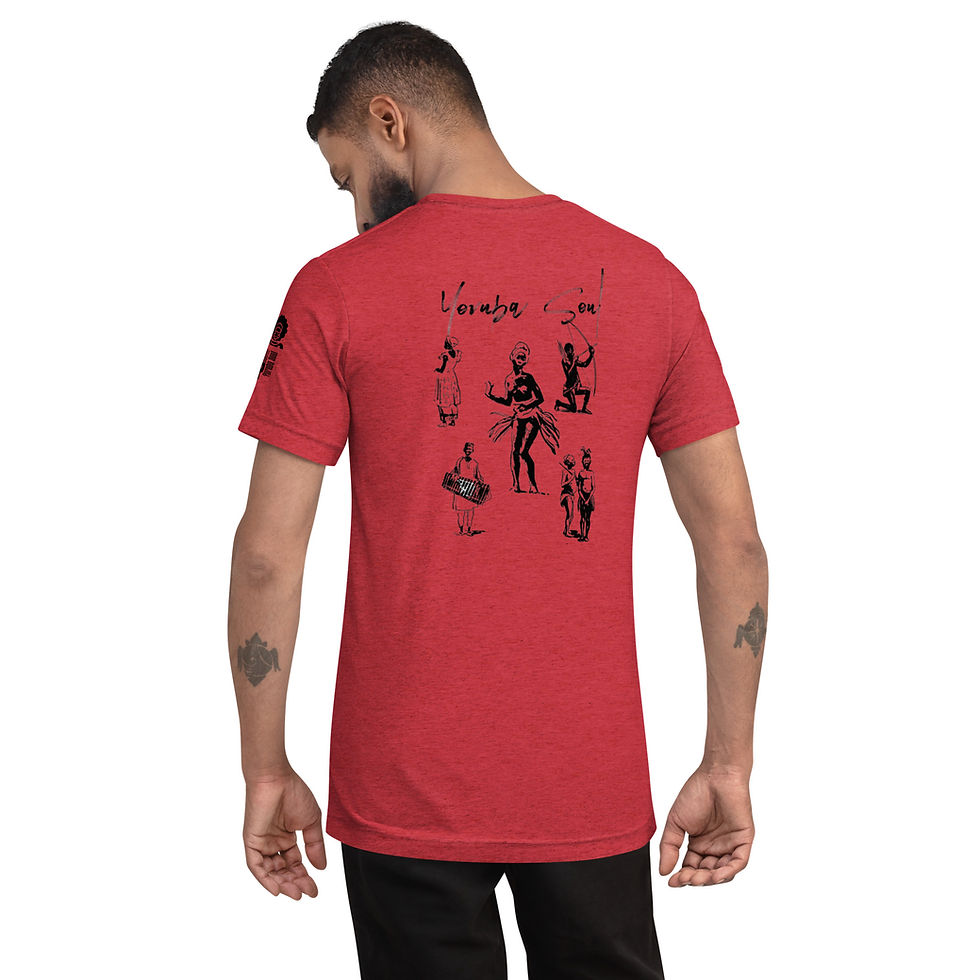 Thumbnail: Yoruba Soul Afro Men's Short Sleeve T-shirt