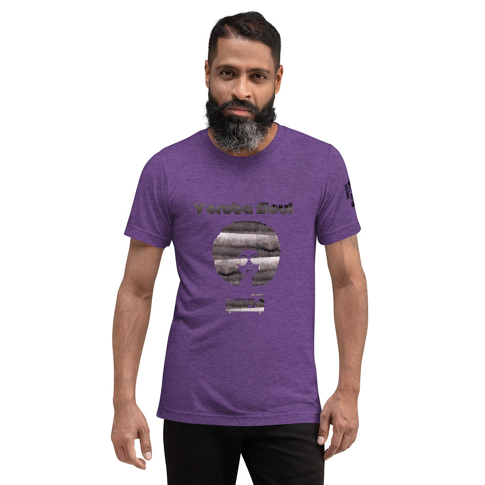 Thumbnail: Yoruba Soul Afro Men's Short Sleeve T-shirt