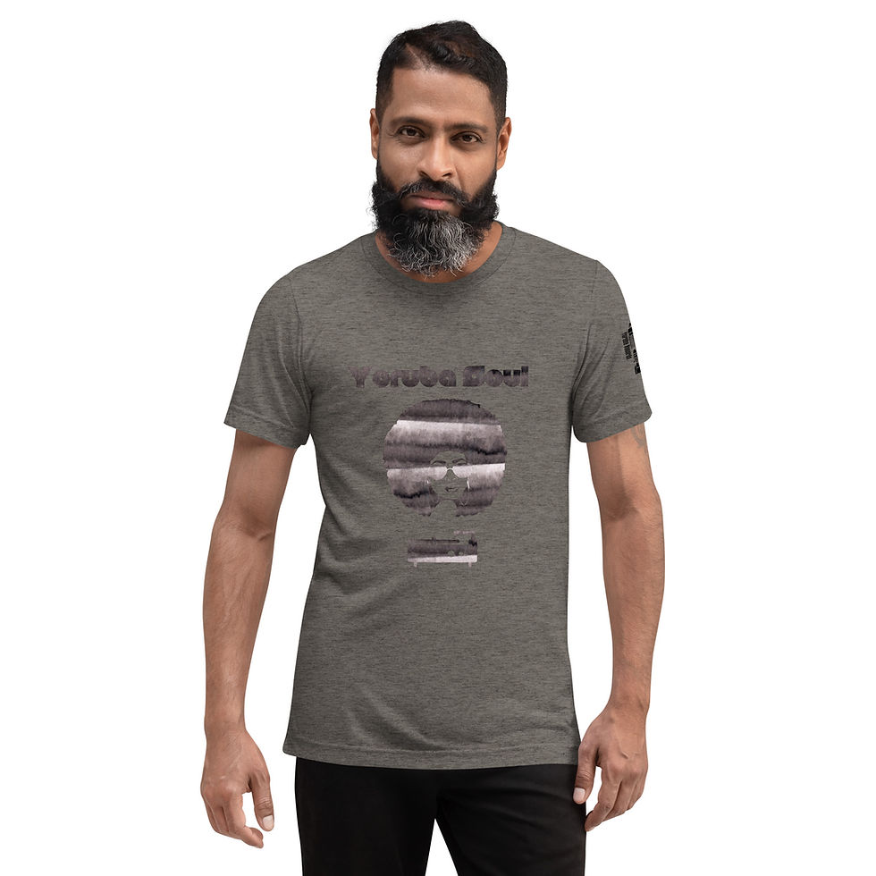 Thumbnail: Yoruba Soul Afro Men's Short Sleeve T-shirt