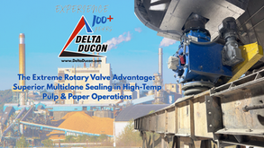 The Extreme Rotary Valve Advantage: Superior Multiclone Sealing in High-Temp Pulp & Paper Operations