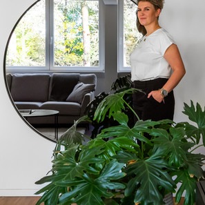 Strak wit te midden van het groen