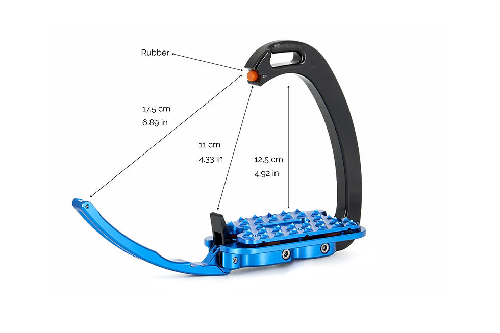 Thumbnail: Tech Stirrups VENICE EVO PLUS [shock absorbing] JUMP/XC