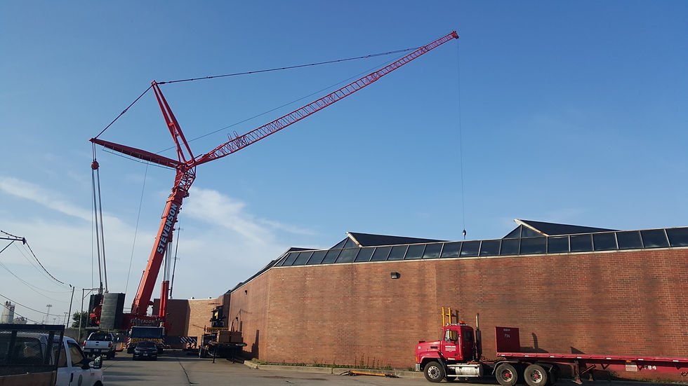 550T Crane Lift