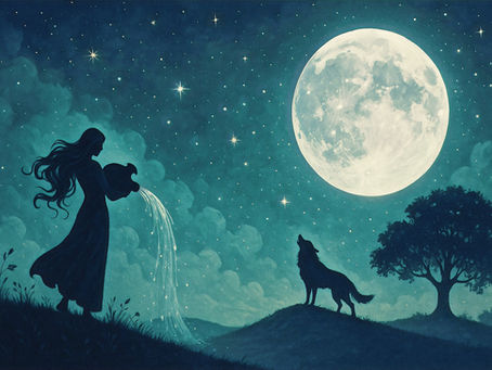 Ein strahlender Vollmond im Wassermann – gefolgt von einem goldenen Manifestationsmoment