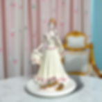 Thumbnail: Coalport Language of Flowers figurine, pink carnations, “I’ll Never Forget You” collectible.