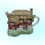 Thumbnail: Leonardo Collection thatched cottage novelty teapot, decorative ceramic, 1990s collectible.