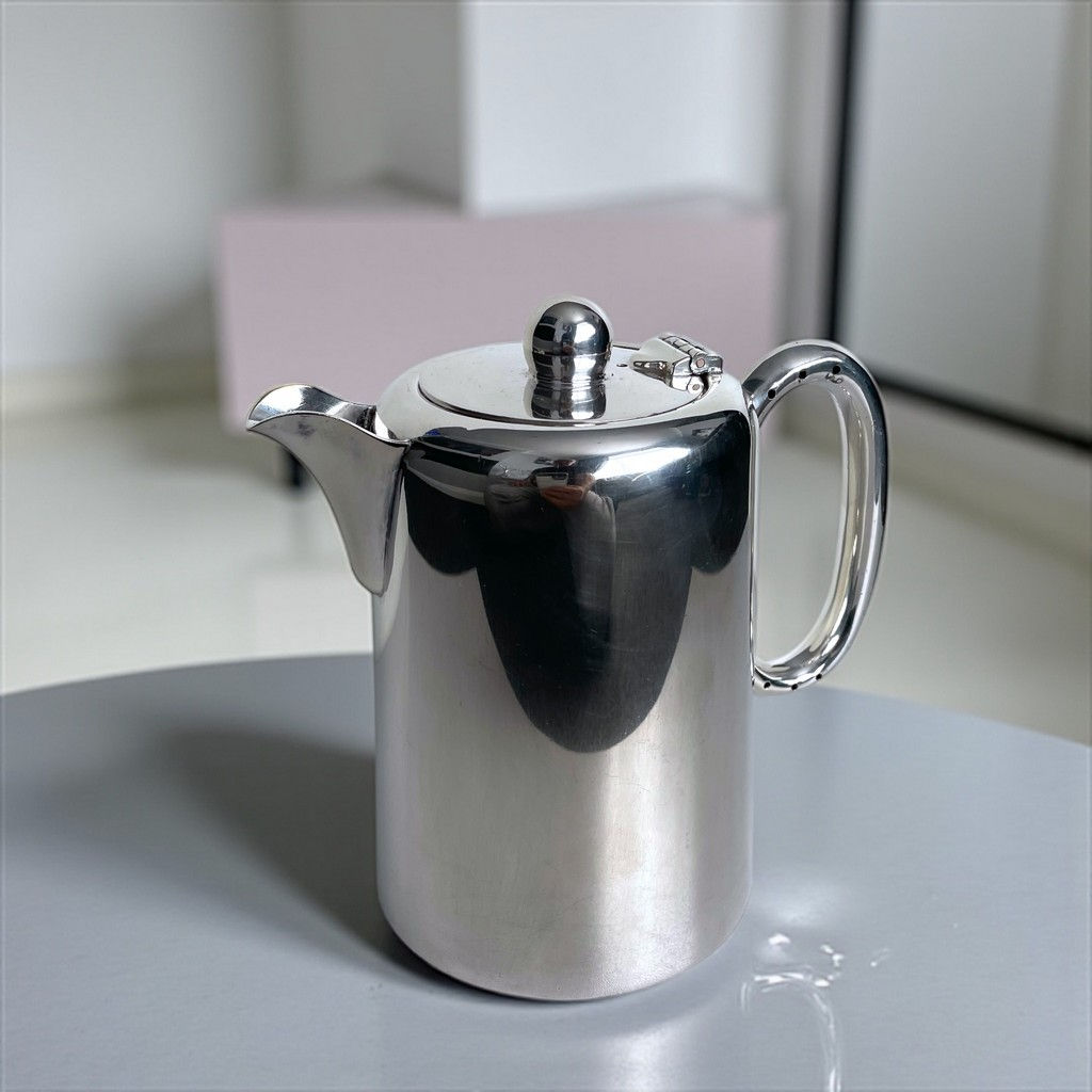 A1-Graded EPNS silver plated coffee/tea pot, hand soldered, 1950s–60s vintage collectible.