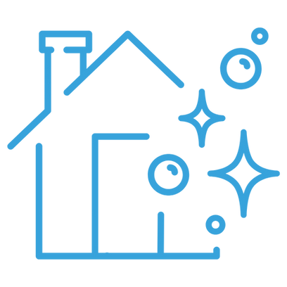 Sparkling home icon