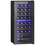 Thumbnail: 86L Dual Zone Wine Cooler with Adjustable Temperature Control, Black