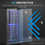 Thumbnail: 86L Dual Zone Wine Cooler with Adjustable Temperature Control, Black