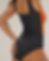 Thumbnail: Square Neck Color Block  Swim Suite