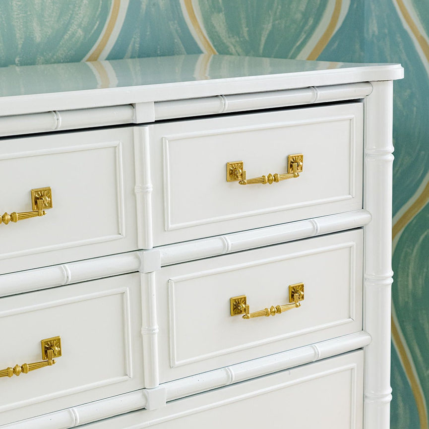 Thumbnail: Vintage Henry Link Bali Hai Faux Bamboo Highboy