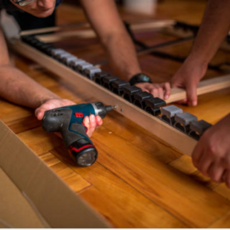 A Co-Tasker professional assembling beautiful Bed Frames and Headboards in Bochum. Find your trusted assembly experts and get your furniture set up today!