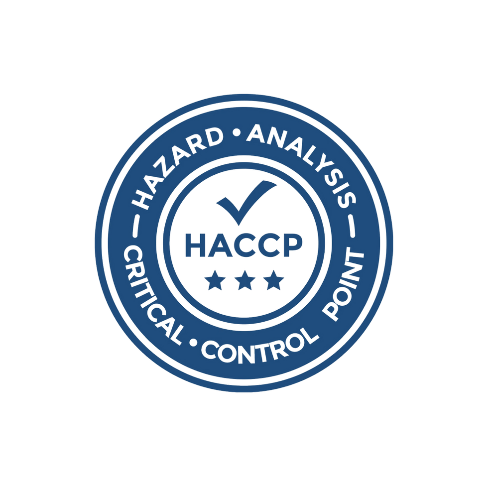HACCP การรับรอง