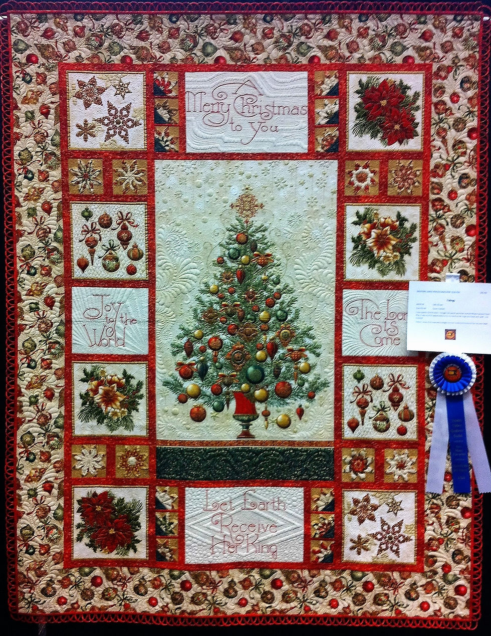 Sally Brown's Christmas quilt