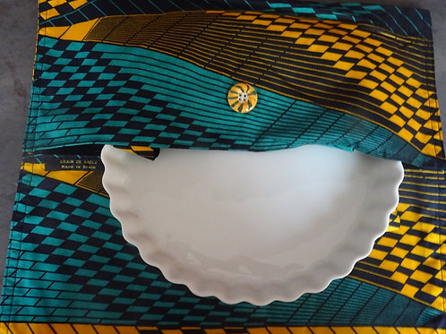 sac à tarte wax tissu africain coton pagne boubou cuisine gâteau grain de sable