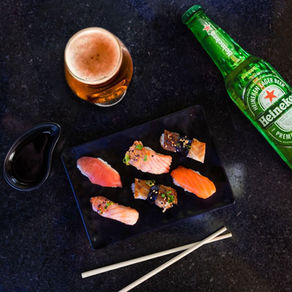 Comida japonesa também combina com cerveja