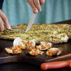 Tambaqui na Brasa com Azeite de Ervas