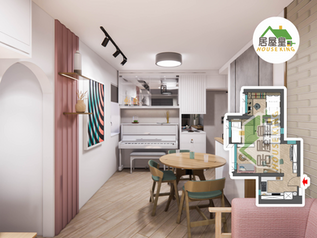 天盛苑517呎｜兩房歐式風格