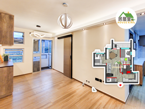 裕泰苑489呎｜三房簡約風格