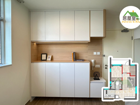 錦駿苑426呎｜兩房簡約風格