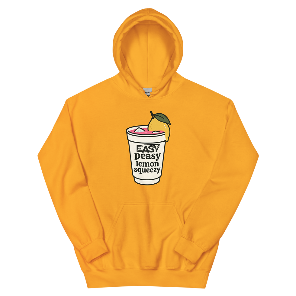 Thumbnail: Easy Peasy Lemon Squeezy Unisex Hoodie