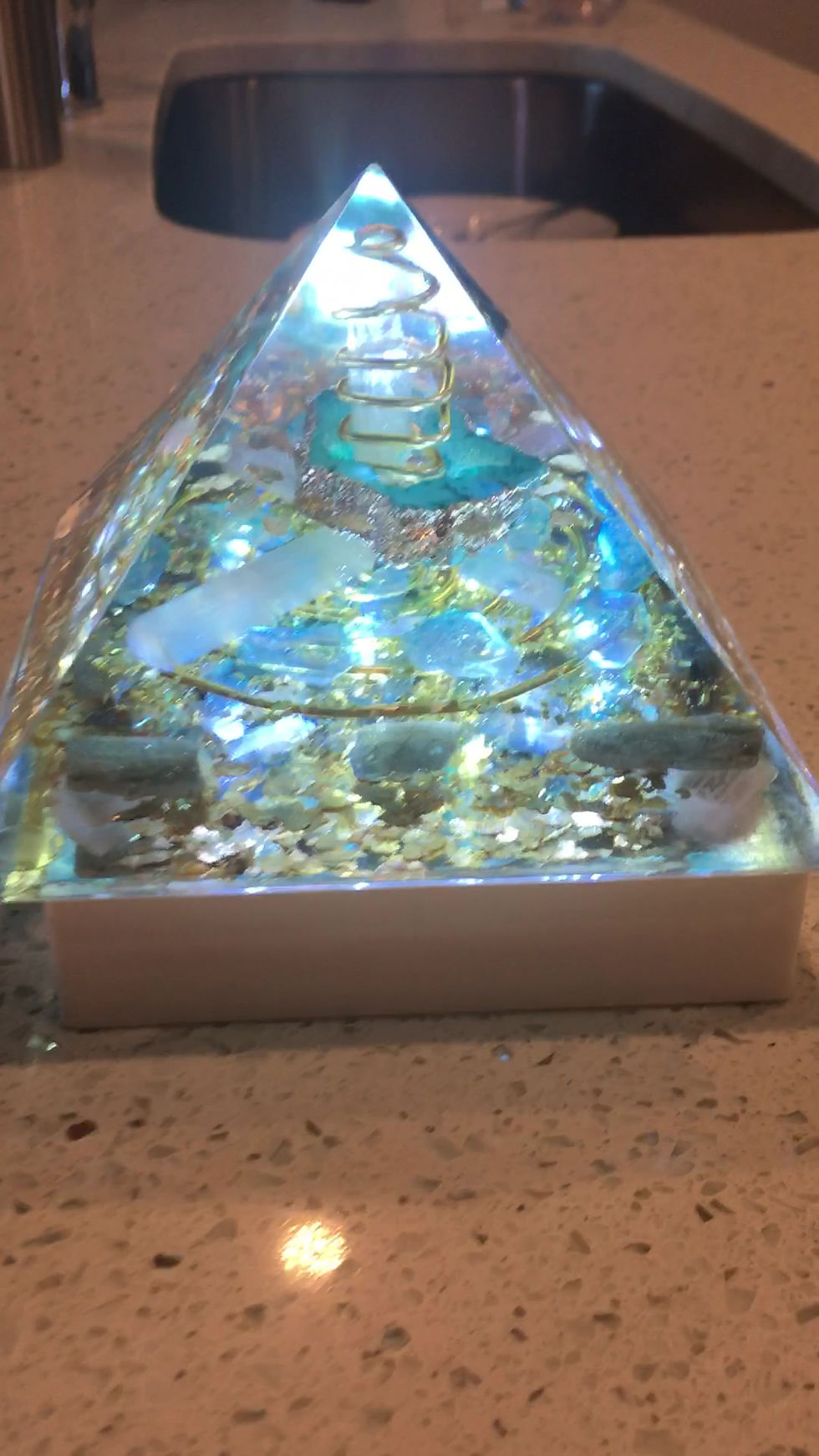 Thumbnail: Powerful Lemurian Crystal Orgone Pyramid