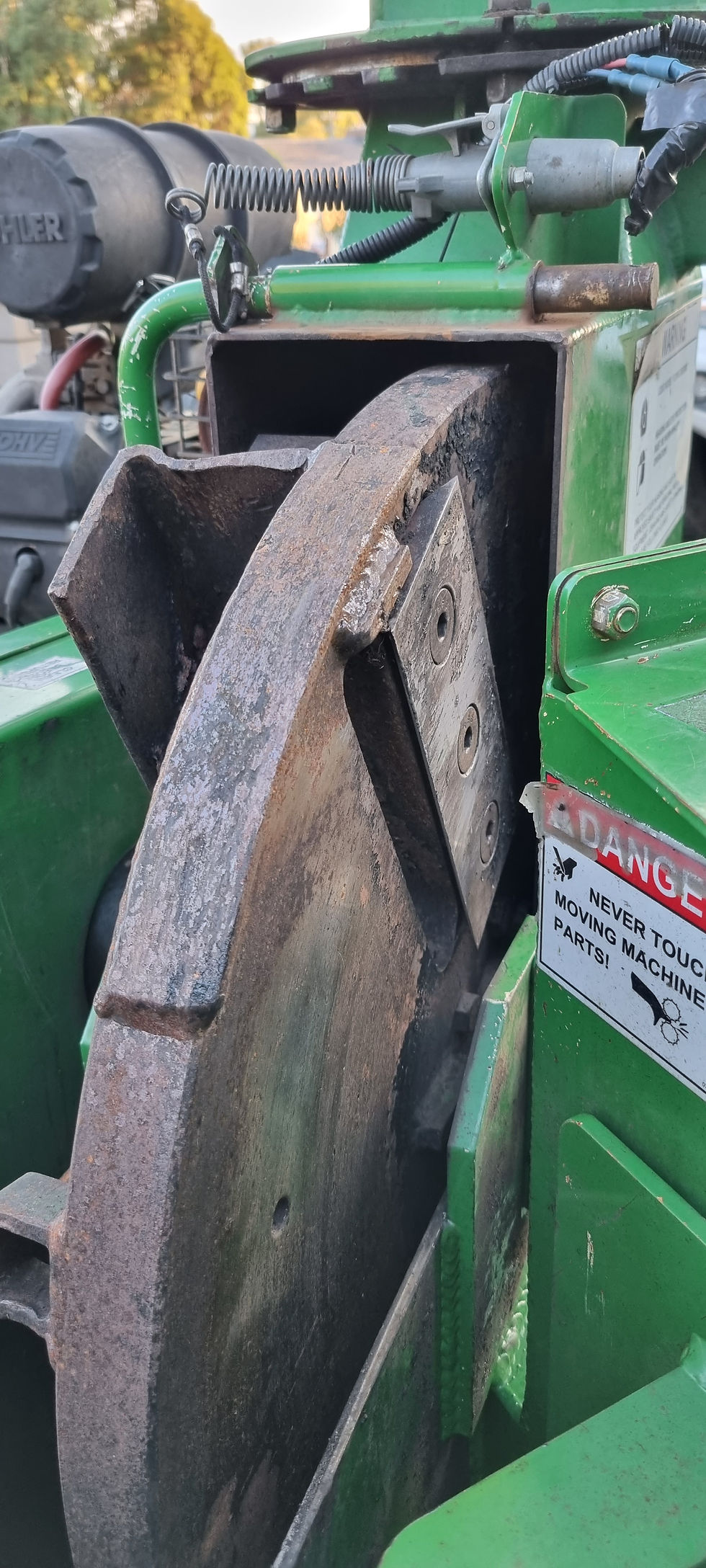 This is what a disk chipper looks like