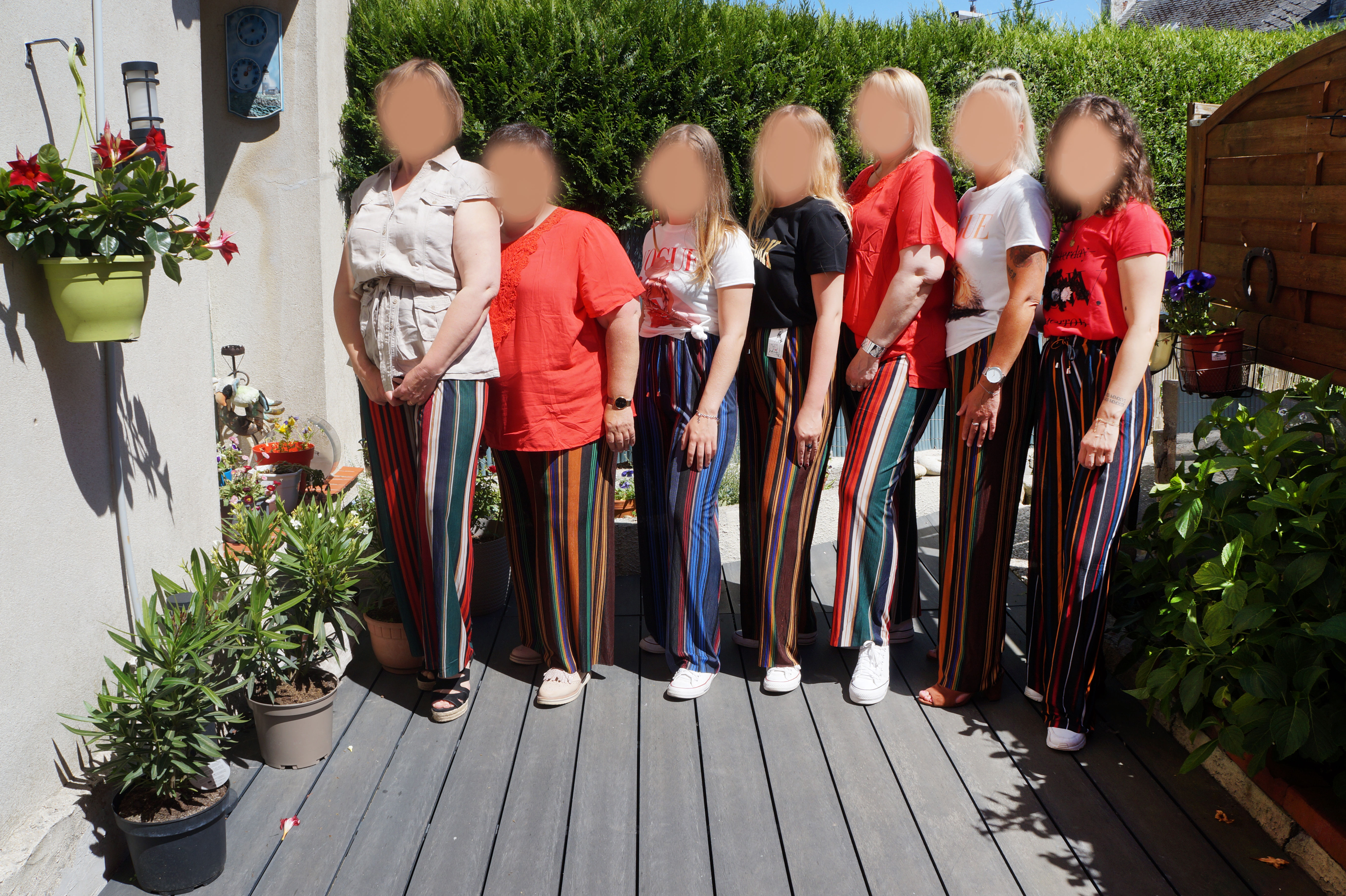Pantalon fluide différentes couleurs