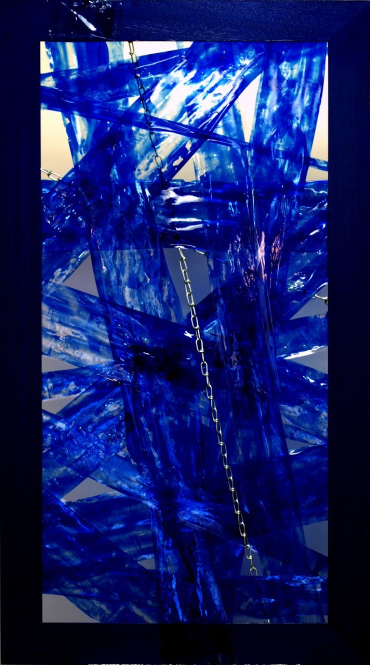 Blue transparency