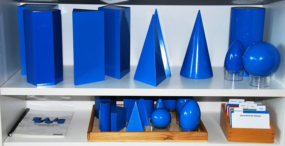 Mathematik Geometrie an der Montessori Schule Seetal in Hochdorf